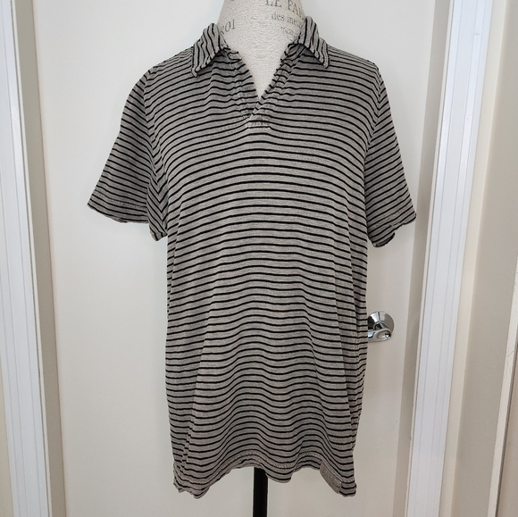 Calvin Klein stripe polo shirt - Picture 1 of 9